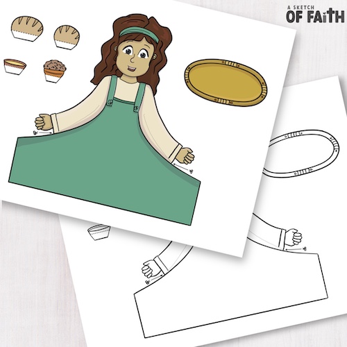 Little maid bible craft