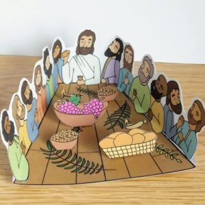 The last supper easter bible craft