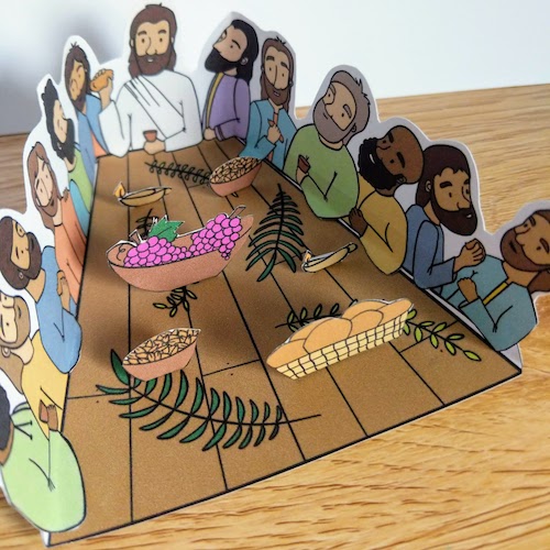 the last supper bible craft for kids