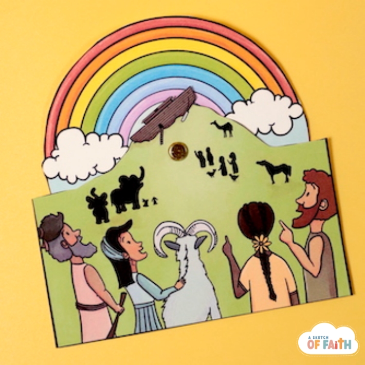noahs ark rainbow craft for sabbath school