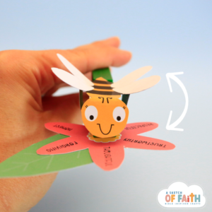 Bee a friend bee craft template