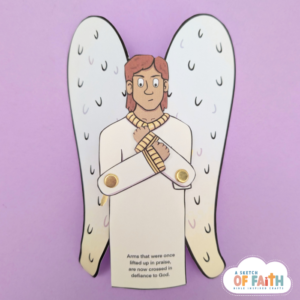 Lucifer rebellion in heaven Bible craft 1