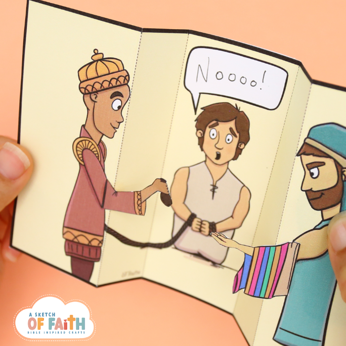 joseph sold as a slave Bible craft