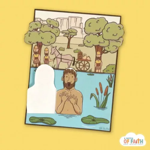 Captain naaman healed in the jordan river craft easy1 Captain naaman healed in the jordan river craft easy
