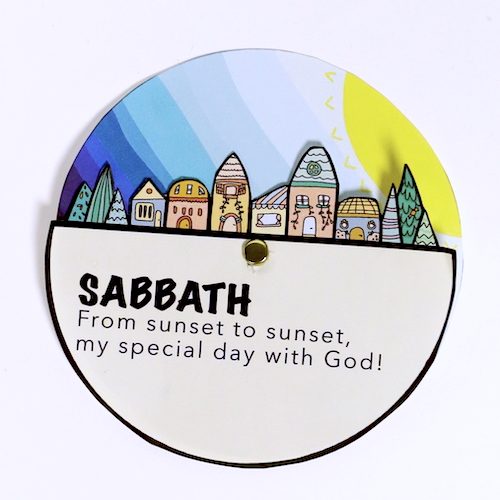 sabbath times craft for kids