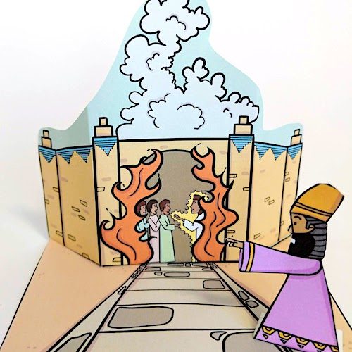shadrach, meshach and abednego in the fiery furnace