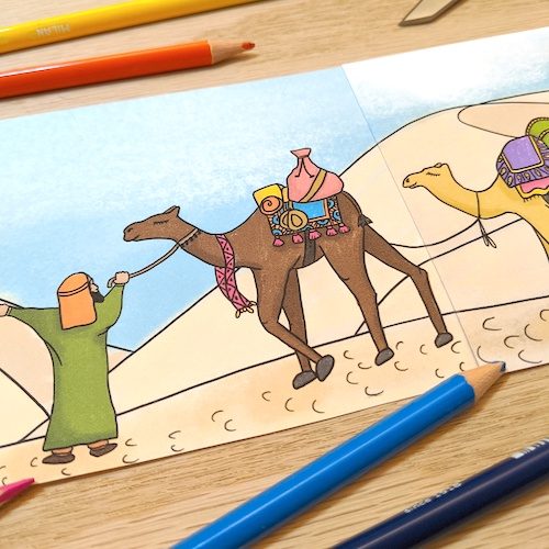 abram follows God activity sheet