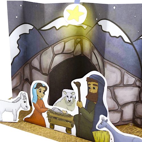 mary jospeh manger stable craft